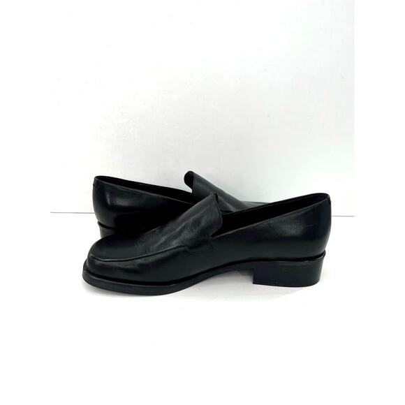 Franco Sarto Bocca women’s slip-on loafer in black leather flats shoes - Picture 6 of 11